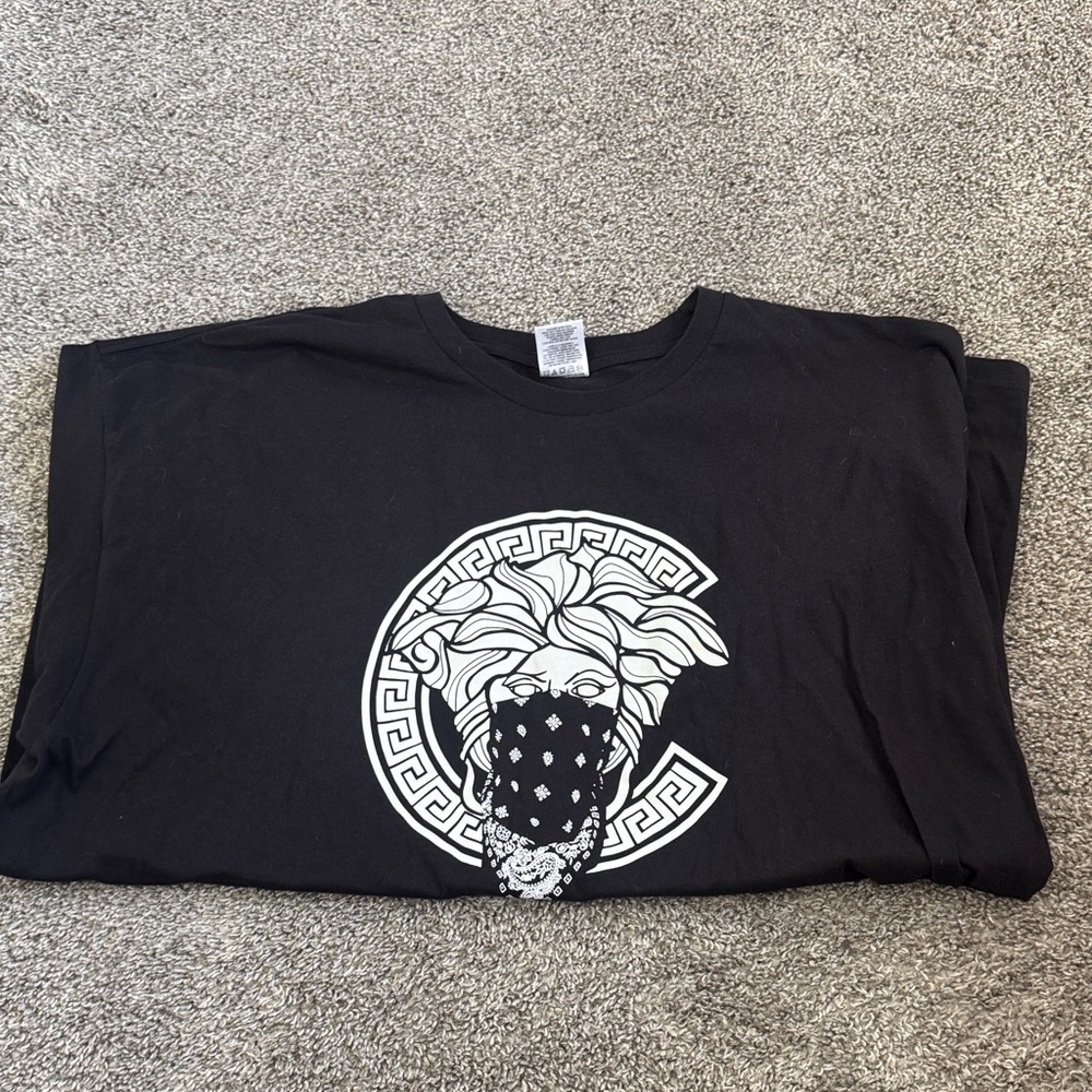 Crooks & Castles Black Graphic Tee